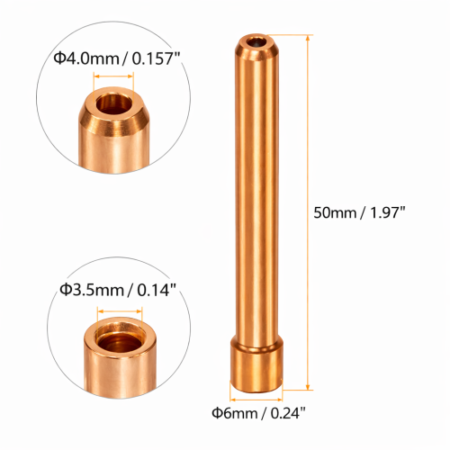 WP-17/18/26 TIG COLLET A QUALITY COPPER 4.0MM 6G